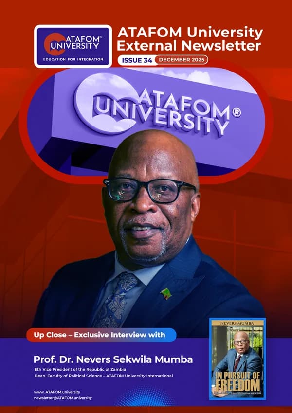 Portada del butlletí d’ATAFOM University Núm. 34, Desembre de 2025