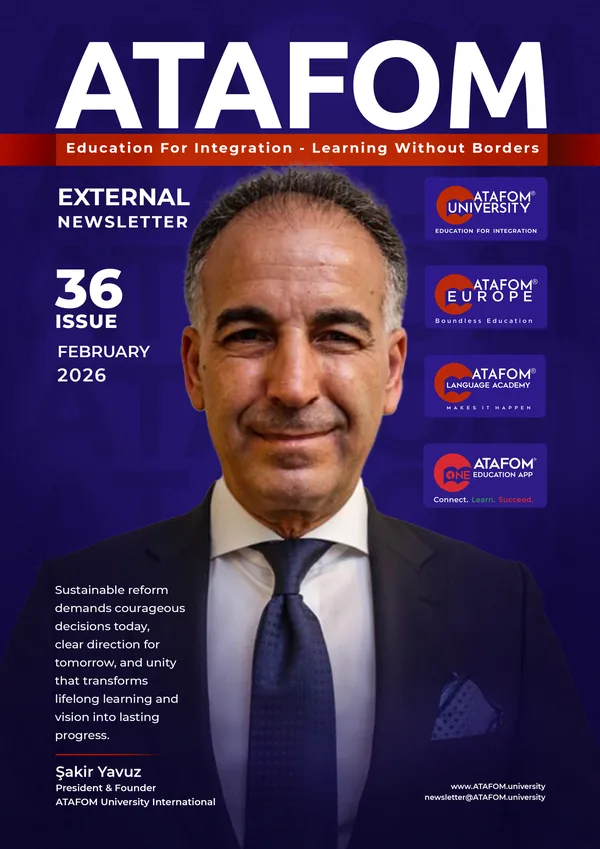 Cover of the ATAFOM University Newsletter No. 36, February 2026